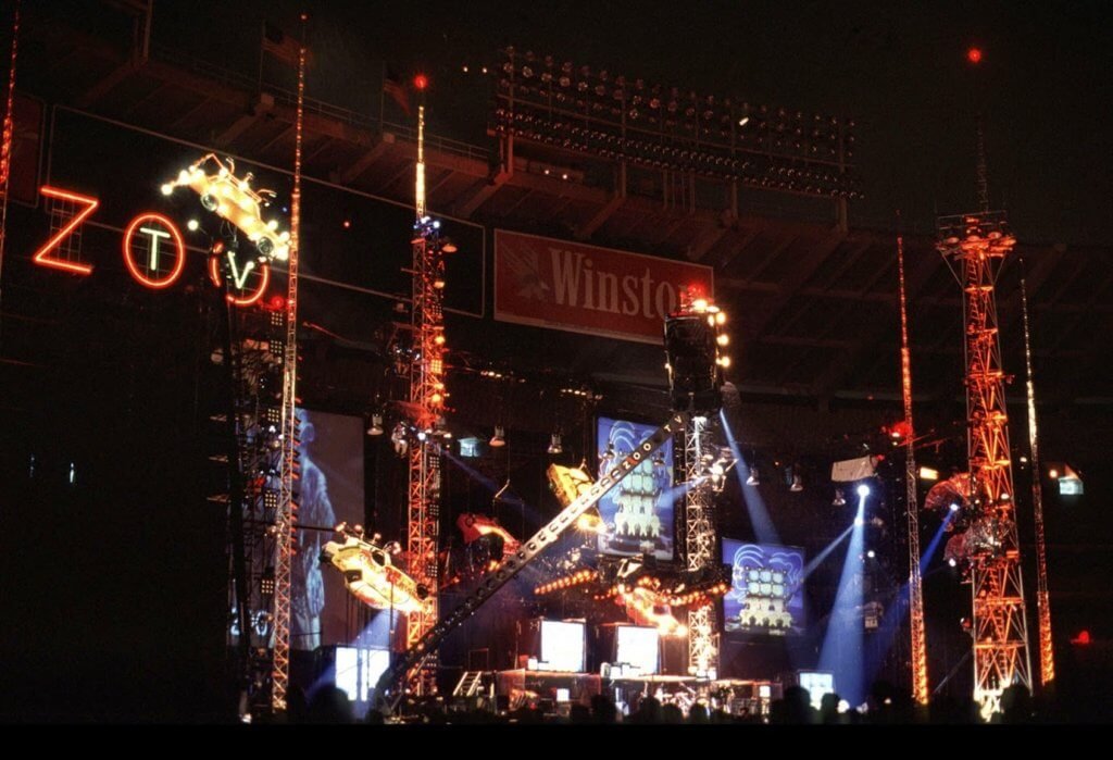 Palco da Zoo TV Tour do U2